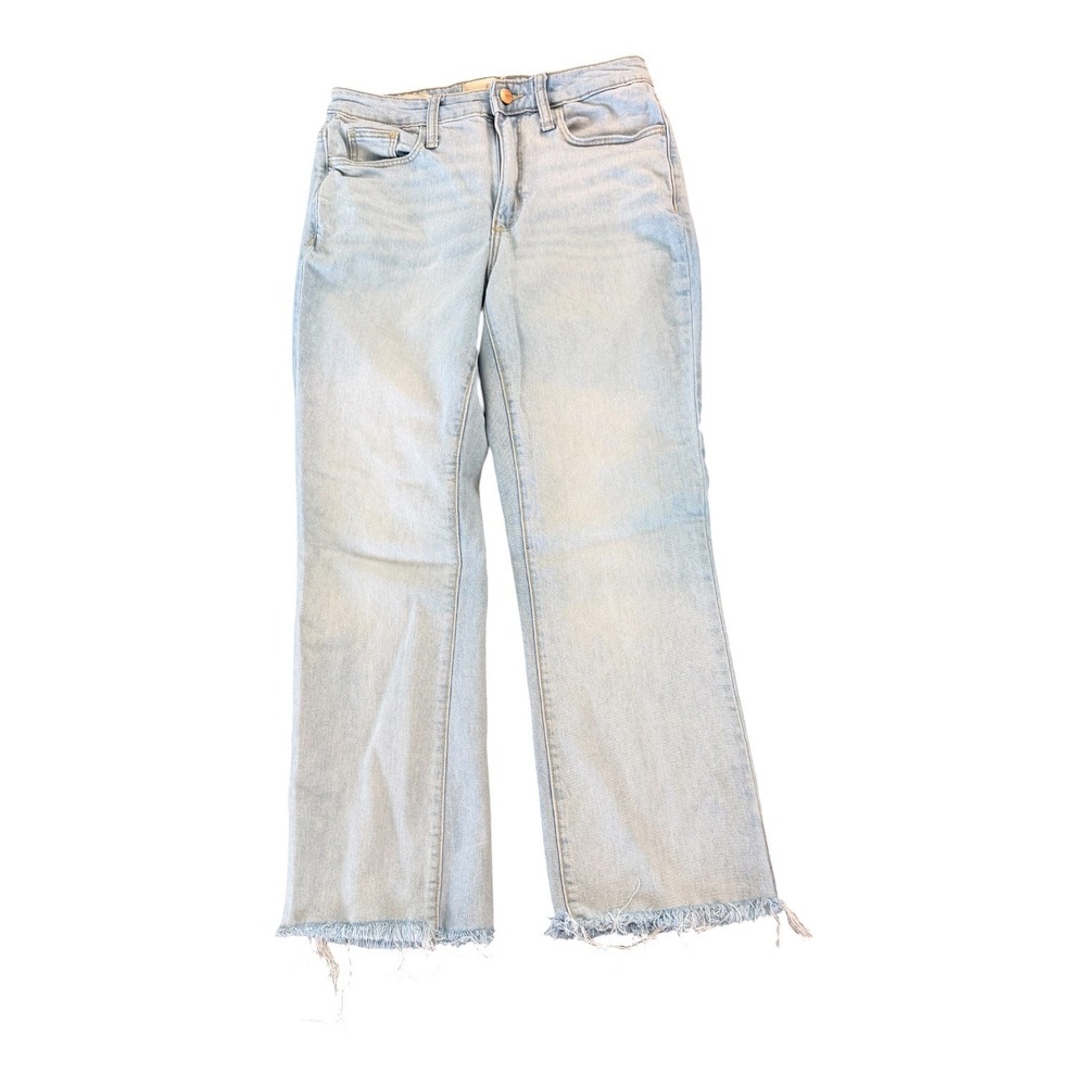 Universal Thread Womens Ankle Bootcut Jeans Light Wash Raw Hem Size 4/27R